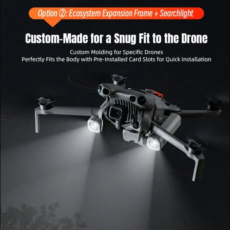 STARTRC nattlampa för DJI Mini 5 Pro, ger kraftfull belysning för mörkare flygningar.