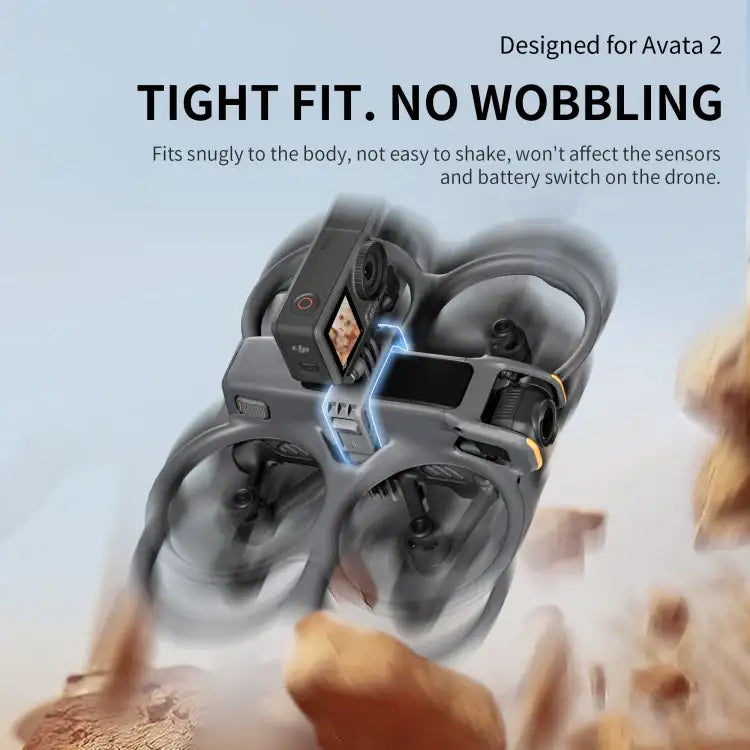 For DJI Avata 2 STARTRC Action Camera Holder Mount Drone Expansion Bracket - Action King