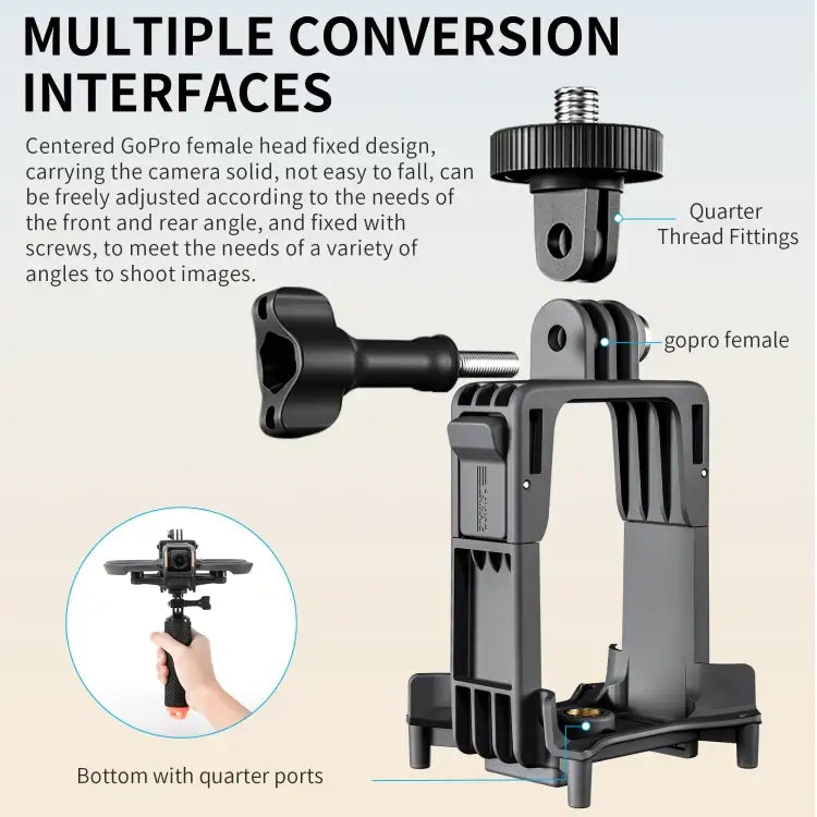 For DJI Avata 2 STARTRC Action Camera Holder Mount Drone Expansion Bracket - Action King