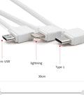 STARTRC 30cm Micro USB to Micro USB Converting Connector Data Cable for DJI Mavic Mini / Air, Shark Remote Controller - Action King