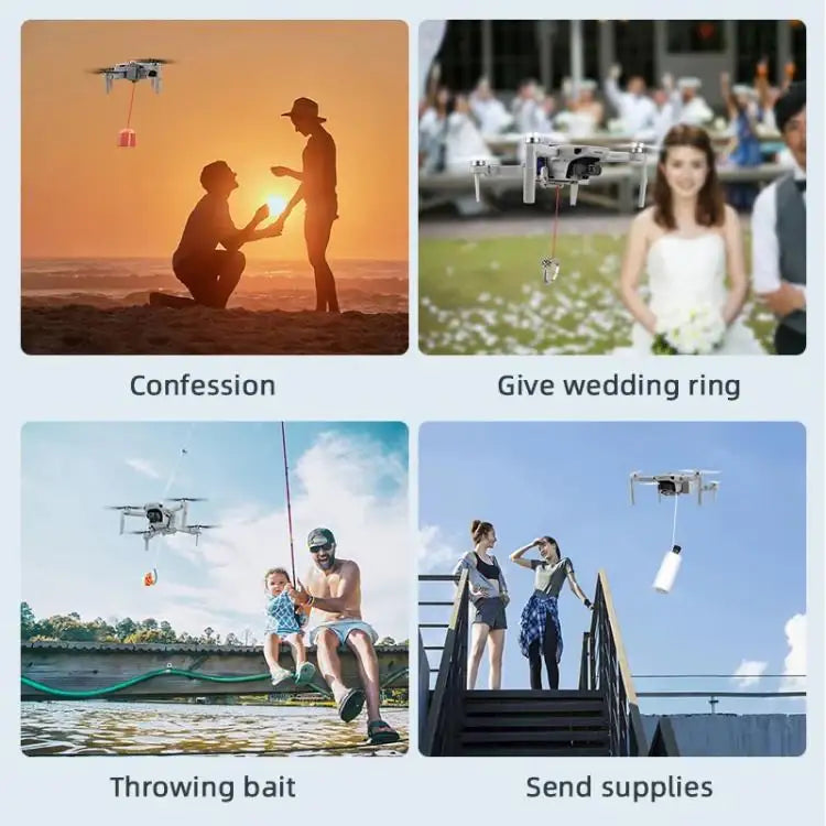 For DJI Mini 2 / Mavic Mini Air-Dropping System Thrower Parabolic - Action King