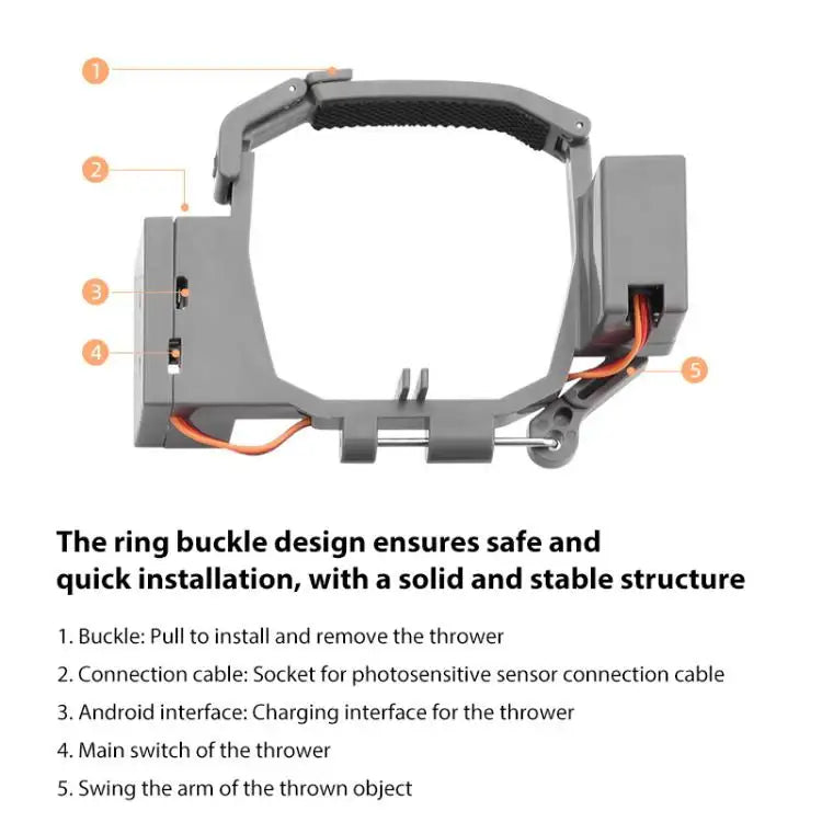 For DJI Mavic Pro Air-Dropping System Thrower Parabolic - Action King