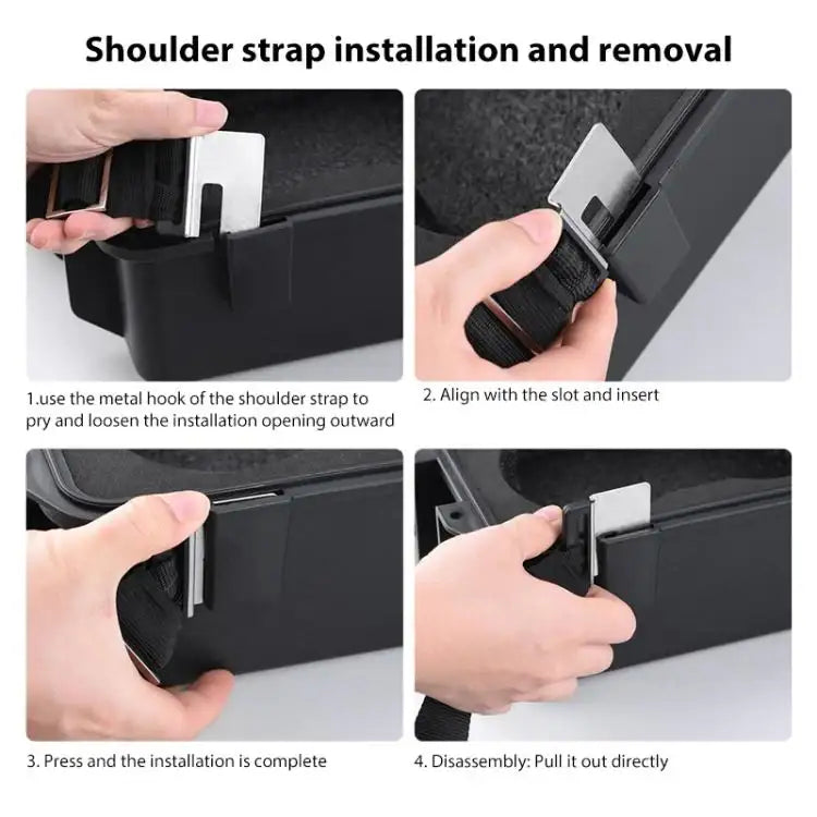 For DJI Mavic 2 BRDRC Crossbody Safety Carrying Storage Bag Waterproof Explosion-proof Box - Action King