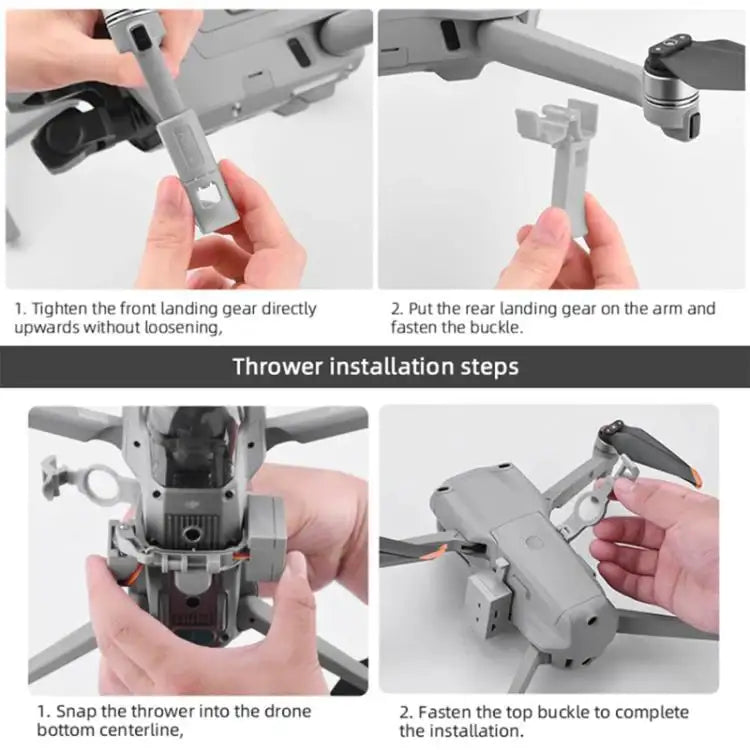 For DJI Mavic Air 2 / Air 2S Air-Dropping System Thrower Parabolic - Action King