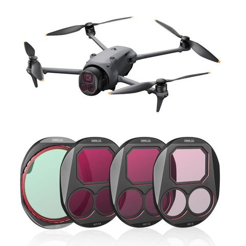 For DJI Mavic 4 Pro STARTRC 4 in 1 CPL ND8 ND32 ND64 Lens Filter Kit - Action King