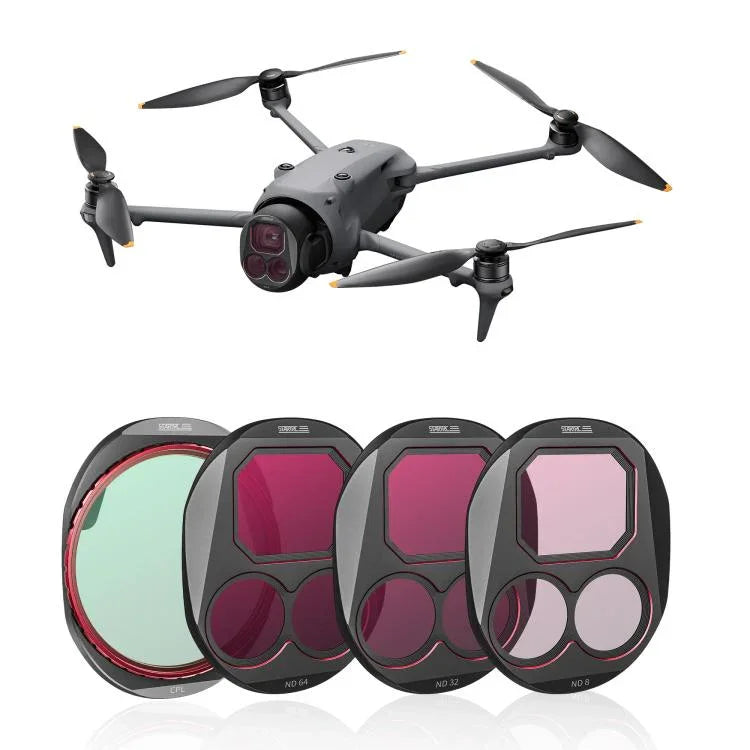 For DJI Mavic 4 Pro STARTRC 4 in 1 CPL ND8 ND32 ND64 Lens Filter Kit - Action King