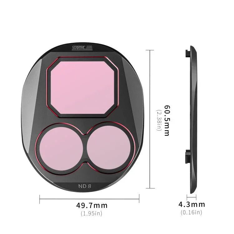 For DJI Mavic 4 Pro STARTRC 4 in 1 CPL ND8 ND32 ND64 Lens Filter Kit - Action King
