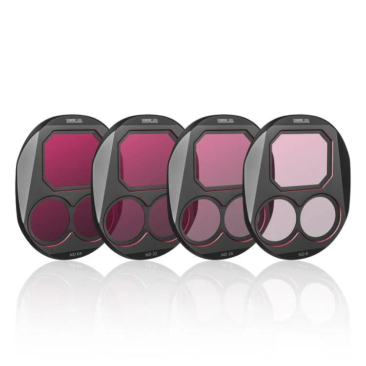 For DJI Mavic 4 Pro STARTRC 4 in 1 ND8 ND16 ND32 ND64 Lens Filter Kit - Action King