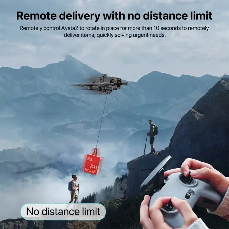 For DJI Avata 2 STARTRC Air-Dropping System Thrower Parabolic - Action King