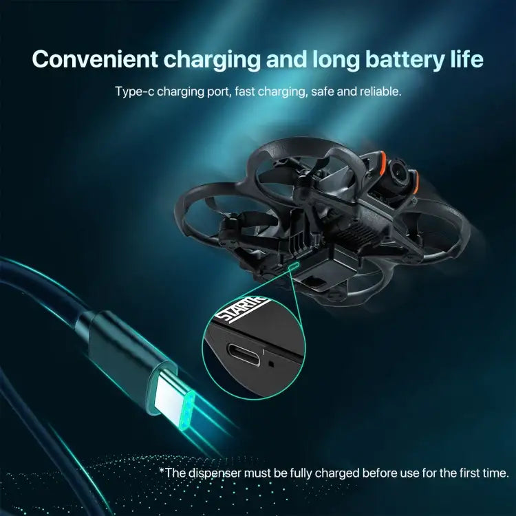 For DJI Avata 2 STARTRC Air-Dropping System Thrower Parabolic - Action King