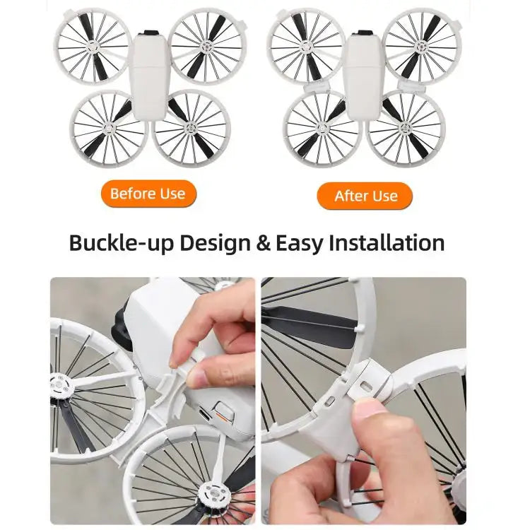 For DJI Flip Sunnylife Anti-shake Arm Buckle Fixing Integrated Buckle Quick Release Anti-Collision Buckle - Action King