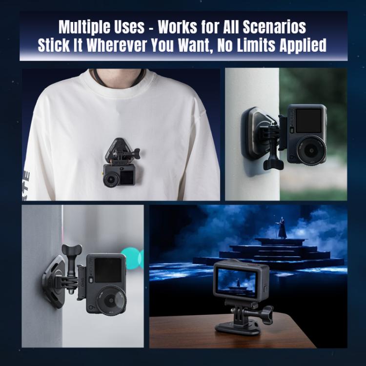 Magnetfäste actionkamera halsrem för stabil filmning med din actionkamera.