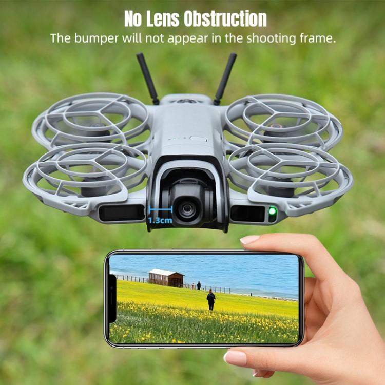 STARTRC kollisionsskydd för DJI Neo 2 gimbal ger extra skydd mot olyckor på drönare.