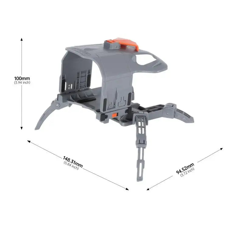 DJI Mini 5 Pro förhöjt landställ. Skydda drönaren med detta hållbara tillbehör för mjukare landningar.