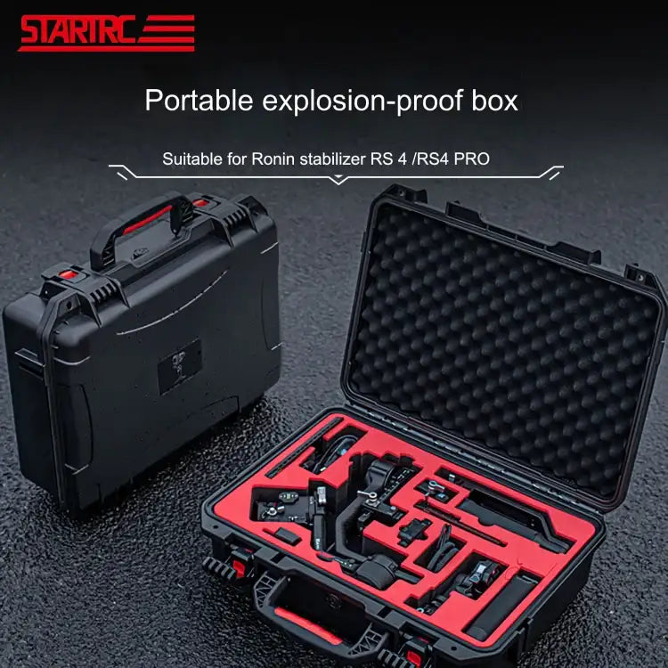 For DJI RS4/ RS4 Pro STARTRC ABS Waterproof Shockproof Suitcase Portable Storage Box - Action King