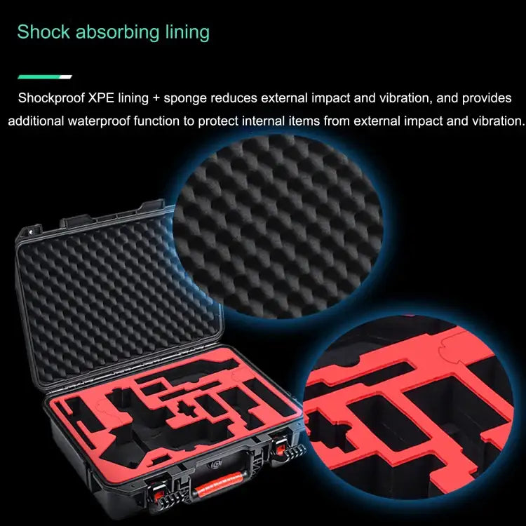 For DJI RS4/ RS4 Pro STARTRC ABS Waterproof Shockproof Suitcase Portable Storage Box - Action King