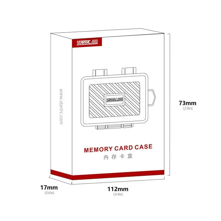 STARTRC V1 Flash Card Box SD / TF Memory Card Storage Case For DJI - Action King