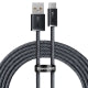 Baseus 100W USB to Type-C / USB-C Dynamic Series Fast Charging Data Cable, Length:2m(Dark Grey Blue)