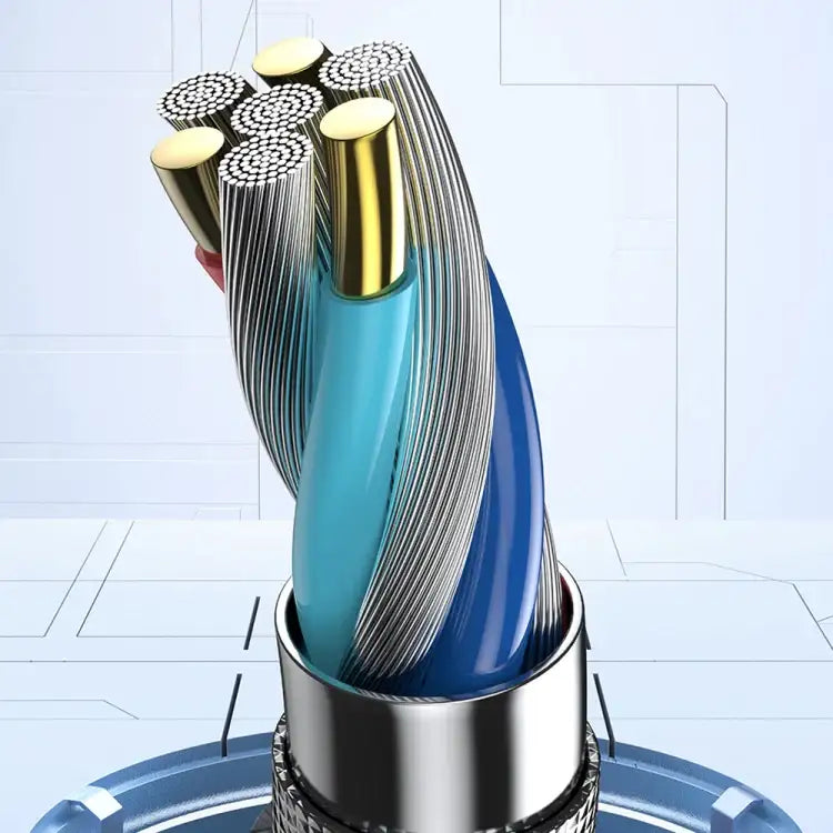 Awei CL-129 – 4-i-1 multiopladerkabel (USB → USB-C / Lightning / Micro-USB) – 1,5 m