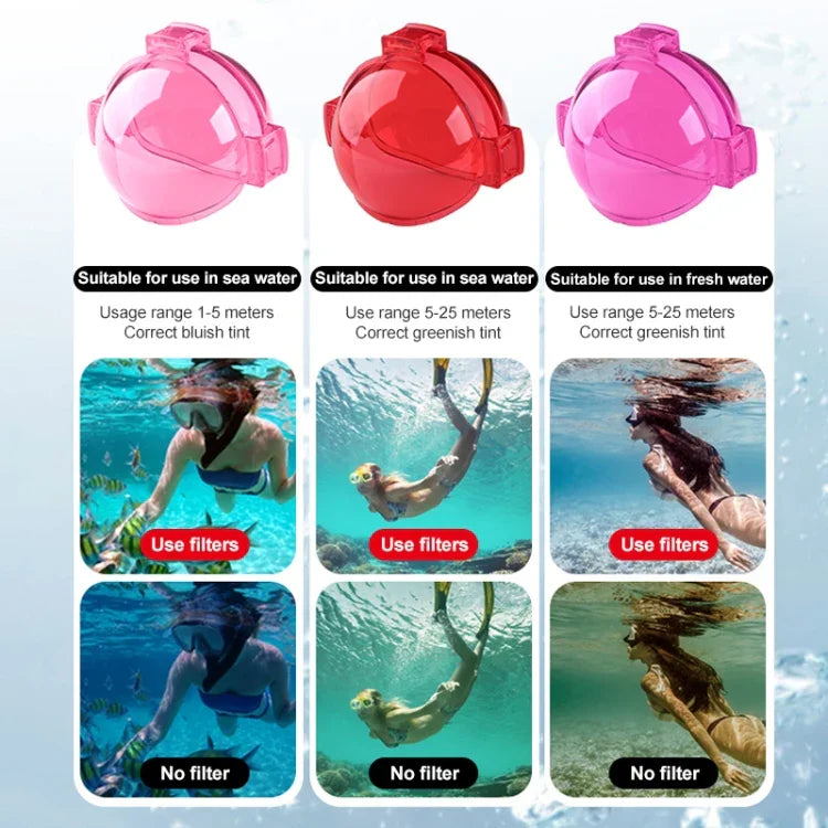 Housing Diving Color Lens Filter - Action King