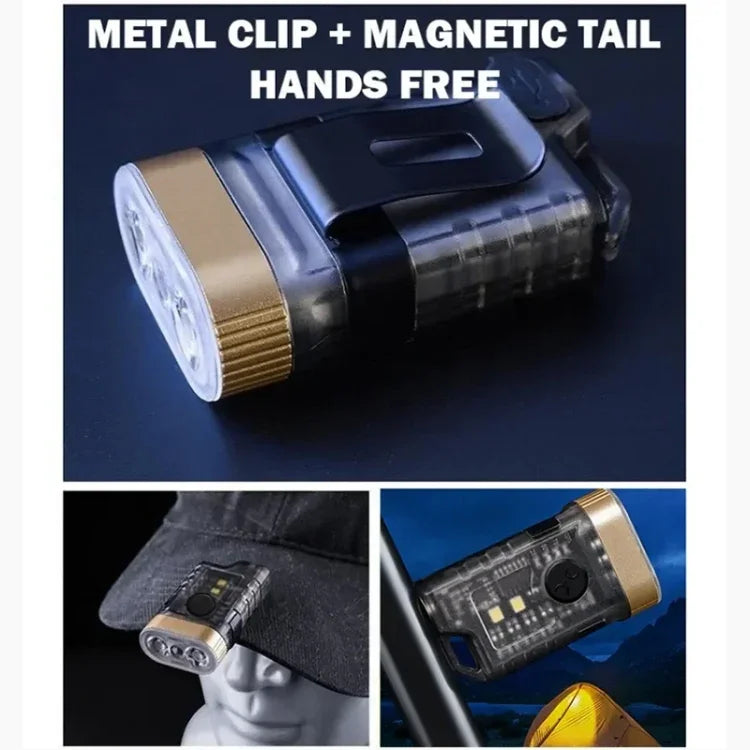A11 Multi-funktion Mini LED Ficklampa