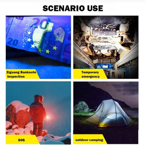 A11 Multi-funktion Mini LED Ficklampa