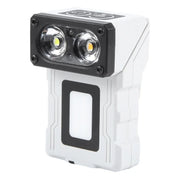 Multifunktionell roterande arbetslampa med sensor och magnetisk docka