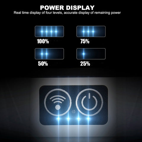 Multifunktionell roterande arbetslampa med sensor och magnetisk docka