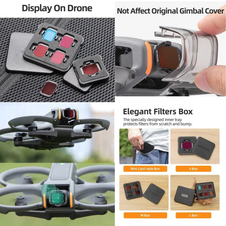 For DJI Avata 2 Sunnylife Camera Lens Filter - Action King