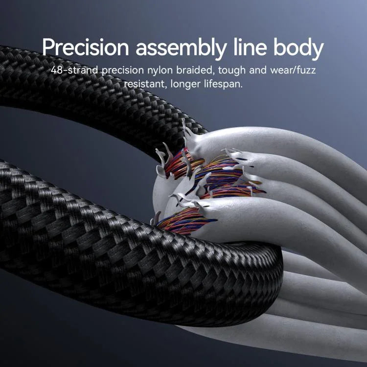 JOYROOM S-A16 Pro Prism Series 3A USB till 8-Pin (Lightning) Snabbladdningskabel med digital display – 1,2m