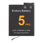 JH-ACT5 2100mAh Batteri till DJI OSMO Action 5 Pro / 4 / 3