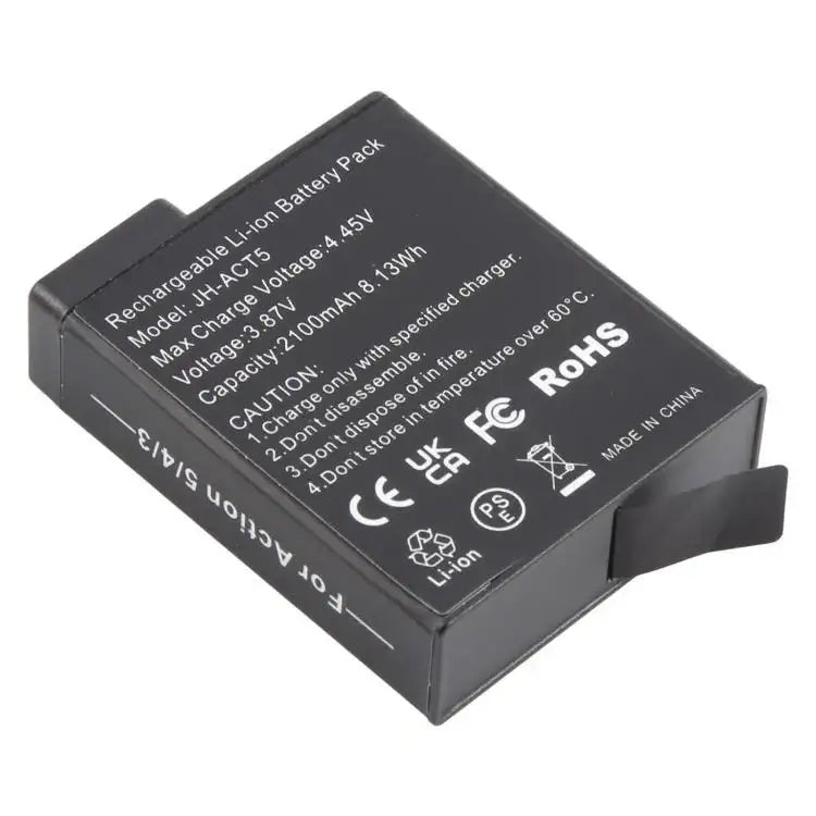 JH-ACT5 2100mAh Batteri till DJI OSMO Action 5 Pro / 4 / 3