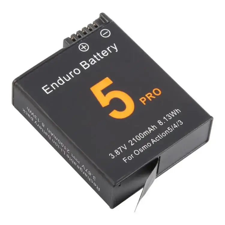 JH-ACT5 2100mAh Batteri till DJI OSMO Action 5 Pro / 4 / 3