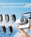 For Insta360 GO 3 Camera Lens Filter - Action King