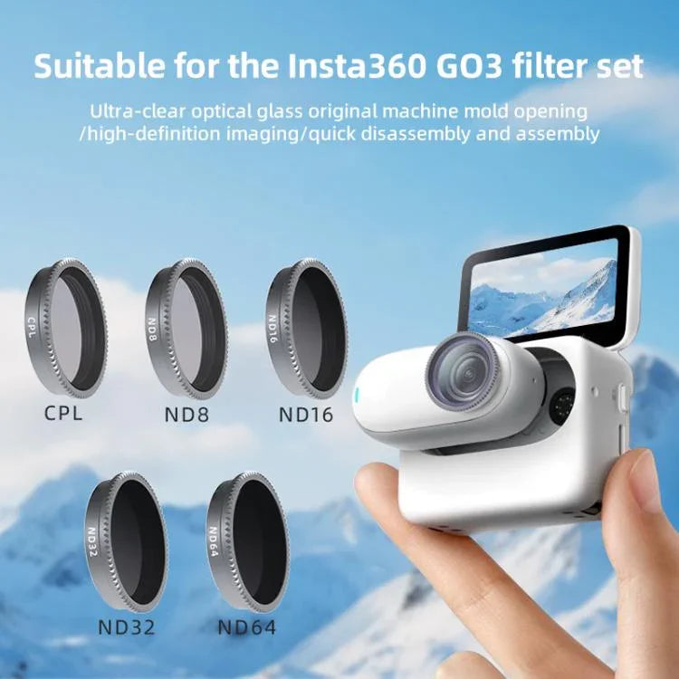 For Insta360 GO 3 Camera Lens Filter - Action King