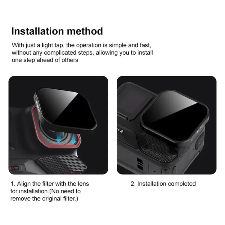 For Insta360 Ace Pro 2 Camera Lens Filter - Action King