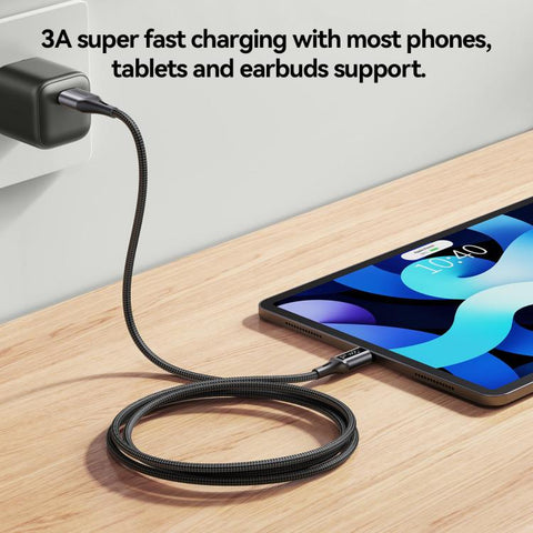 JOYROOM S-A60 StarTalk Series 3A USB till 8-Pin (Lightning) Datakabel – 1,2m