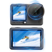 STARTRC 3-i-1 Linsskydd & Härdat Glas till Fram- och Baksida