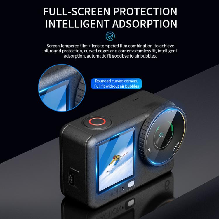 STARTRC 3-i-1 Linsskydd & Härdat Glas till Fram- och Baksida