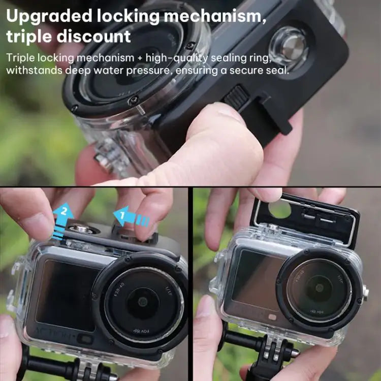 60m Underwater Waterproof Sealed Diving Shell, till DJI Osmo Action 6