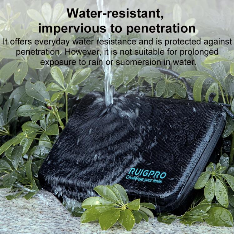 RUIGPRO Digital förvaringsväska för elektronik, grå. Skyddar kablar, laddare, powerbanks & små prylar.