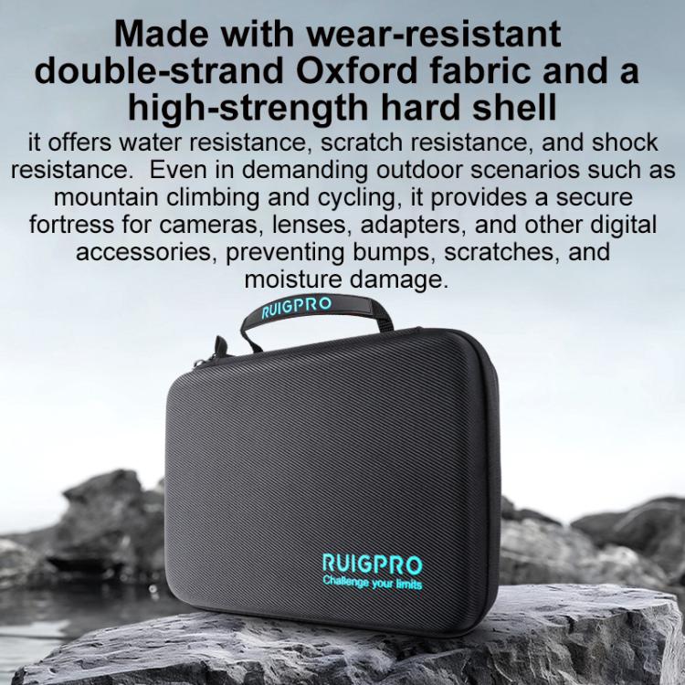 RUIGPRO Digital Elektronikförvaringsväska - kompakt och skyddande för kablar, laddare och tillbehör.
