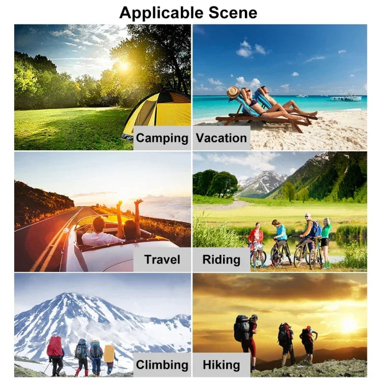 HAWEEL 14W Ultrathin Foldable Solar Panel Charger with 5V / 2.2A USB Port, Support QC3.0 and AFC