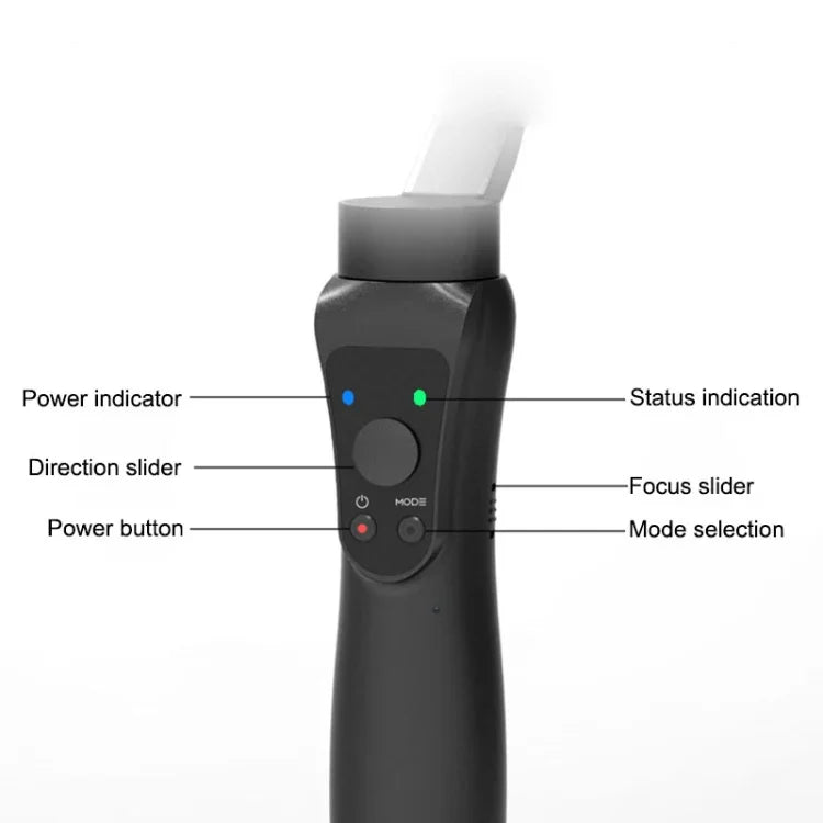 S5 Mobiltelefonstabilisator – 3-axlig Handhållen Gimbal med Anti-shake, Bluetooth och App-styrning