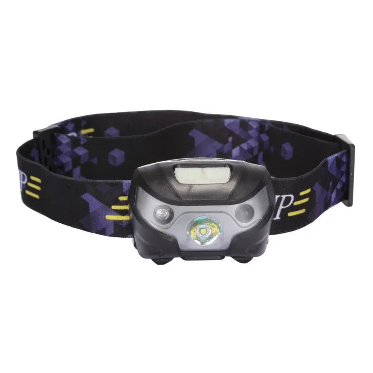 140LM Outdoor Mini USB-laddningsbar pannlampa med rörelsesensor