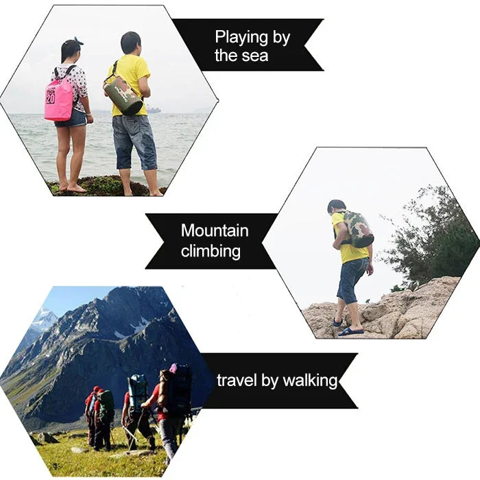 Vattentät Utomhus Axelväska Kapacitet: 5L