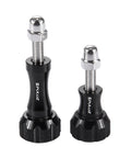 PULUZ CNC Aluminum Thumb Knob Stainless Bolt Nut Screw Set for GoPro, Insta360, DJI and Other Action Cameras - Action King