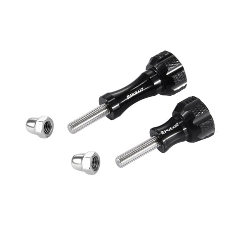 PULUZ CNC Aluminum Thumb Knob Stainless Bolt Nut Screw Set for GoPro, Insta360, DJI and Other Action Cameras - Action King