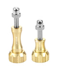 PULUZ CNC Aluminum Thumb Knob Stainless Bolt Nut Screw Set for GoPro, Insta360, DJI and Other Action Cameras - Action King
