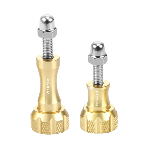 PULUZ CNC Aluminum Thumb Knob Stainless Bolt Nut Screw Set for GoPro, Insta360, DJI and Other Action Cameras - Action King